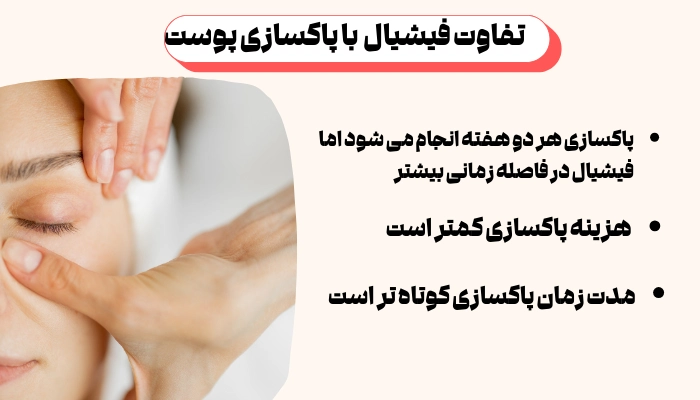 تفاوت فیشیال و پاکسازی پوست